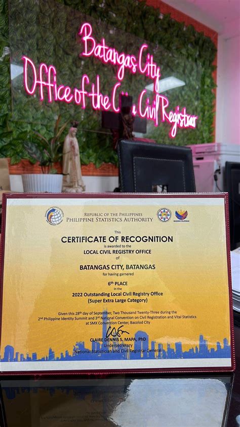 civil registrar batangas city|City Civil Registrar's Office, Batangas City .